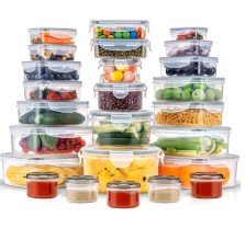 50 Pack Large Airtight Food Storage Containers