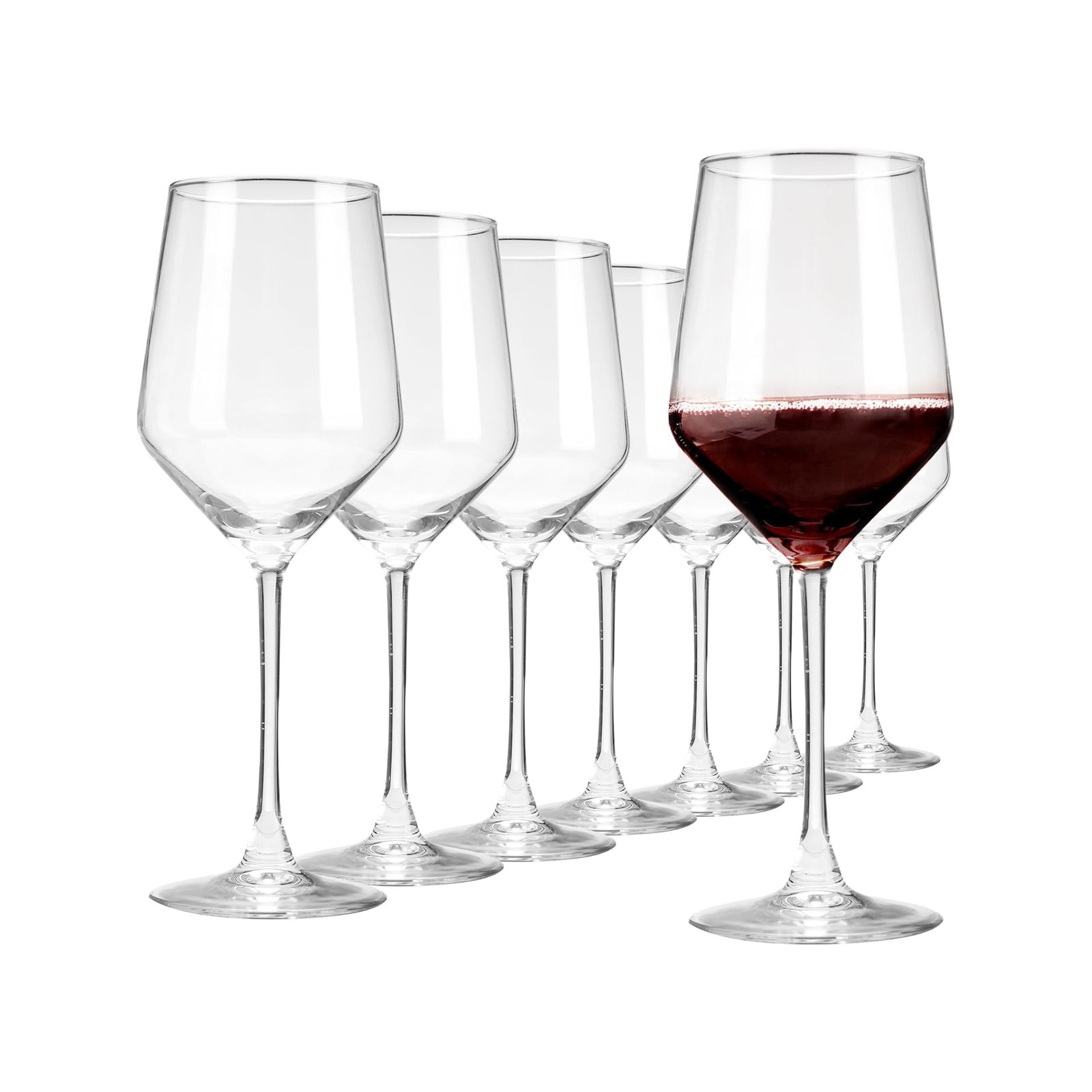 Red Wine Glasses 17oz, Set of 8